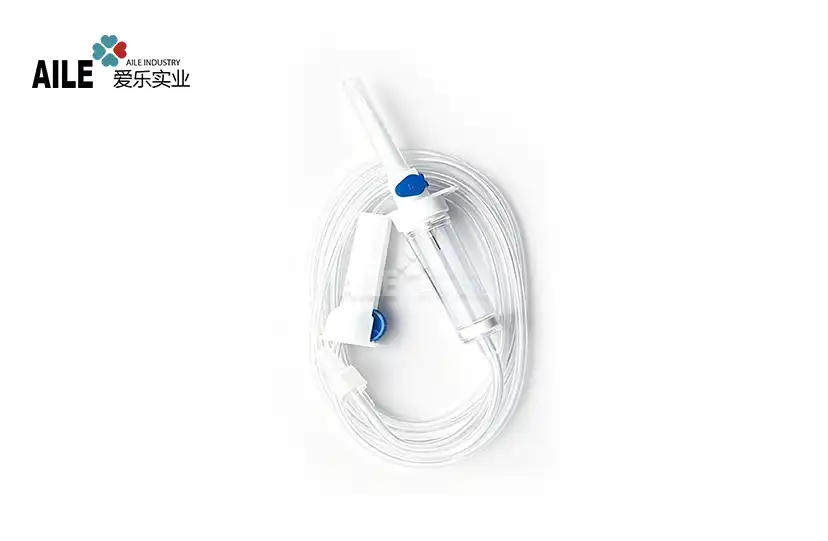 60 Drops/mL Sterile IV Infusion Set with Air Vent, 150cm Tube